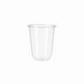 10oz U-shape clear PET cold drink cup
