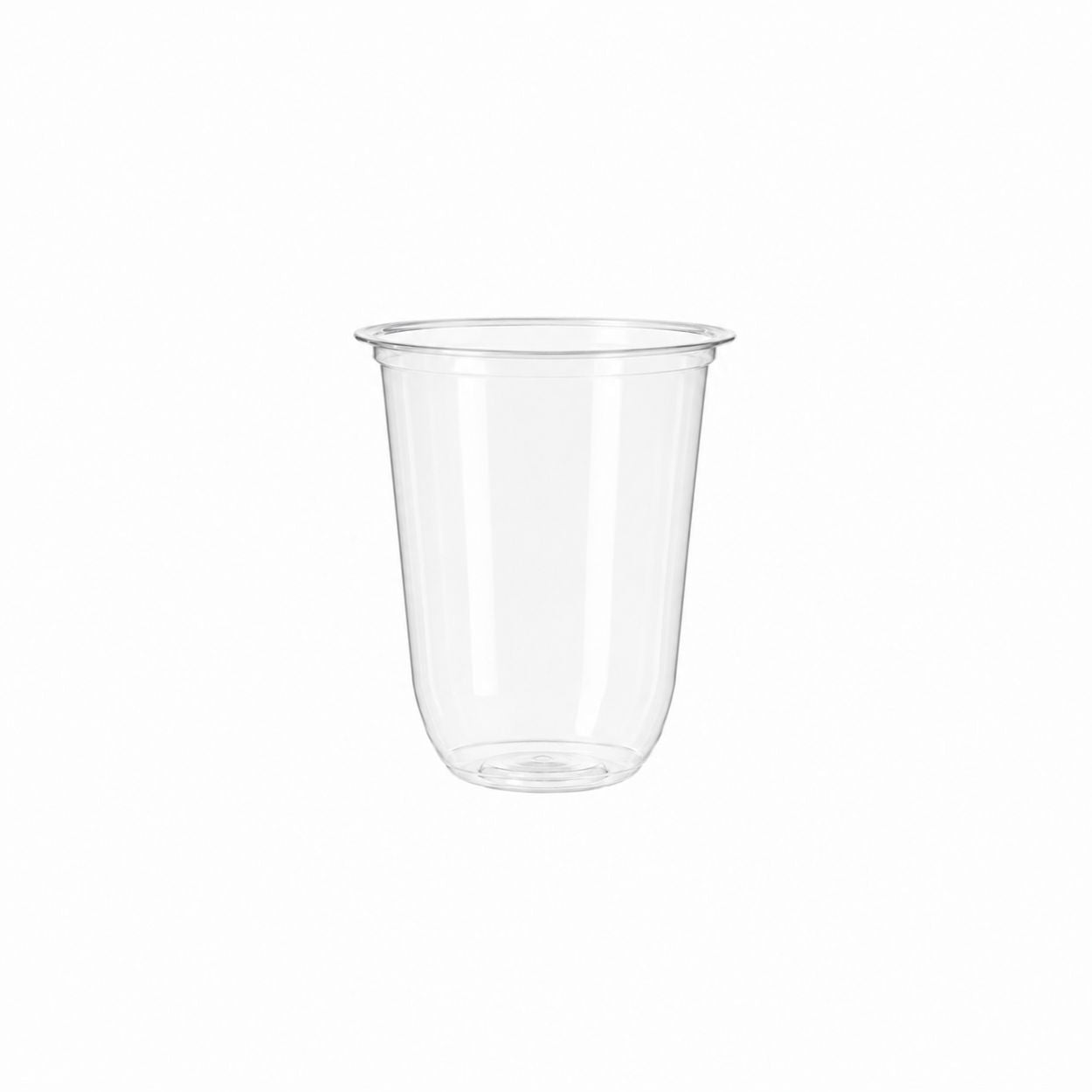 10oz U-shape clear PET cold drink cup