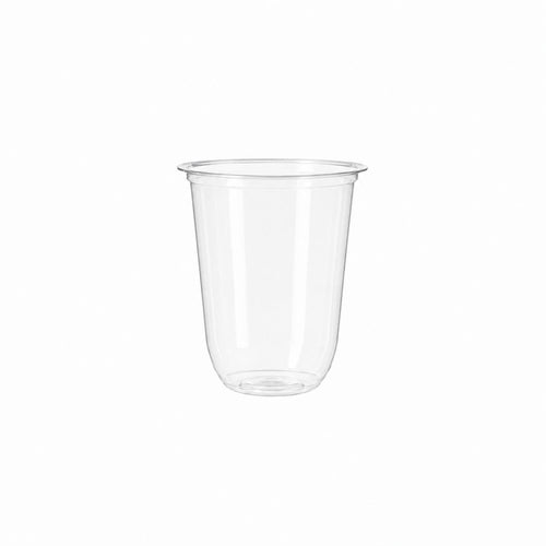 10oz U-shape clear PET cold drink cup