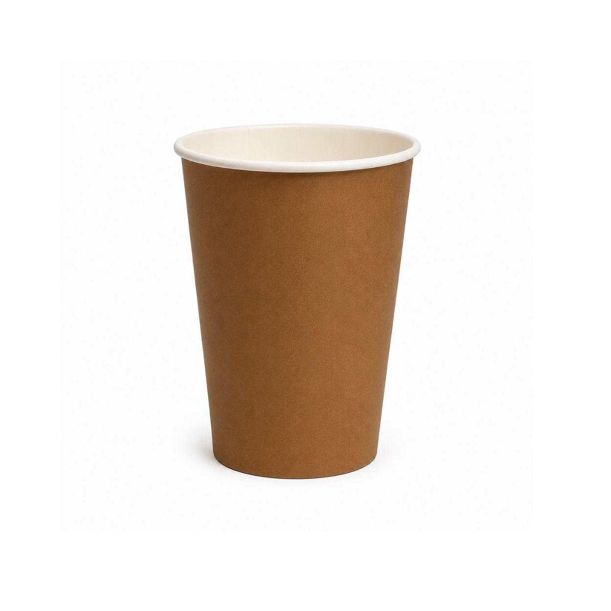 12oz kraft PE coated single wall coffee cup