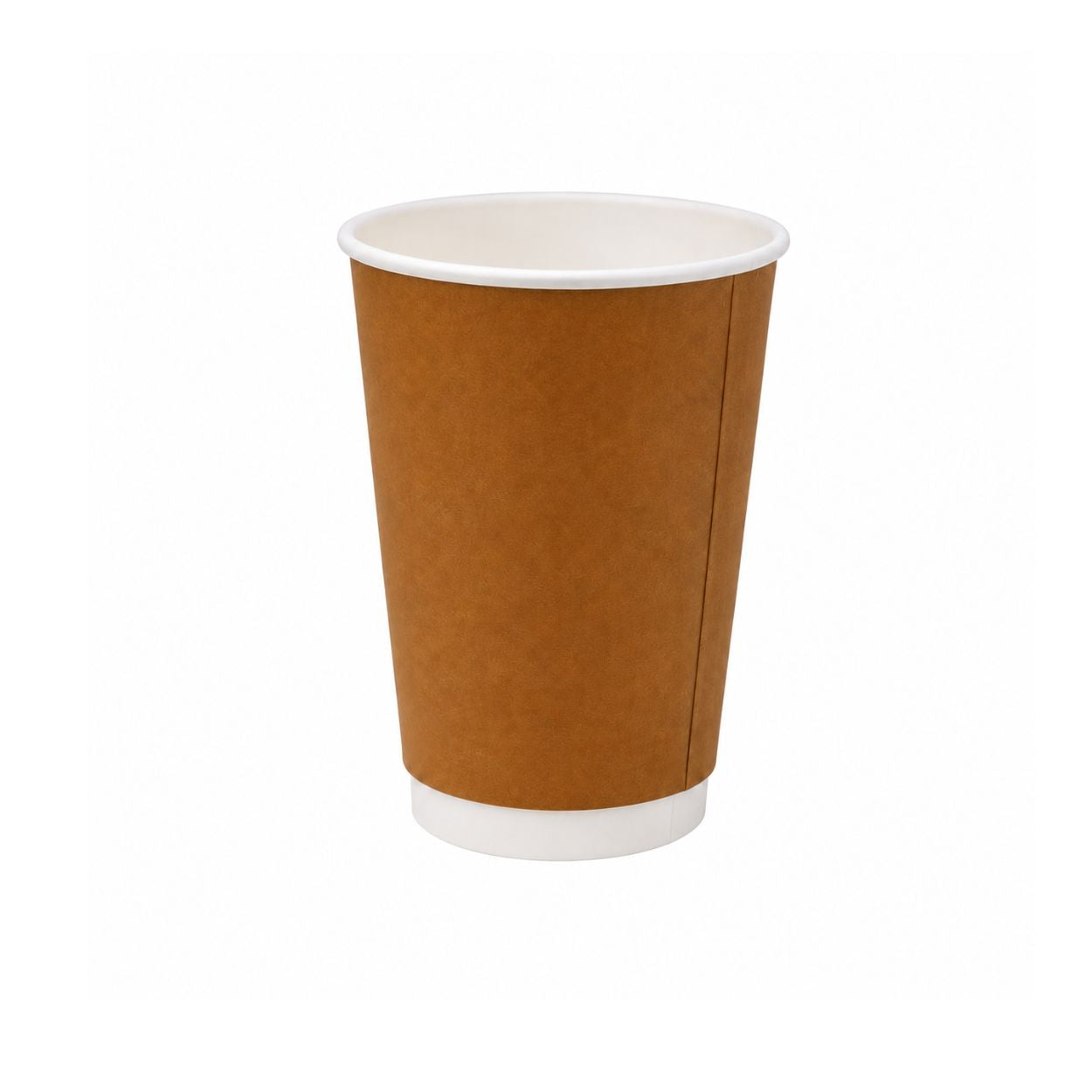 16oz PE Coated Double Wall Coffee Cup – Kraft