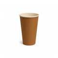 16oz kraft PE coated single wall coffee cup