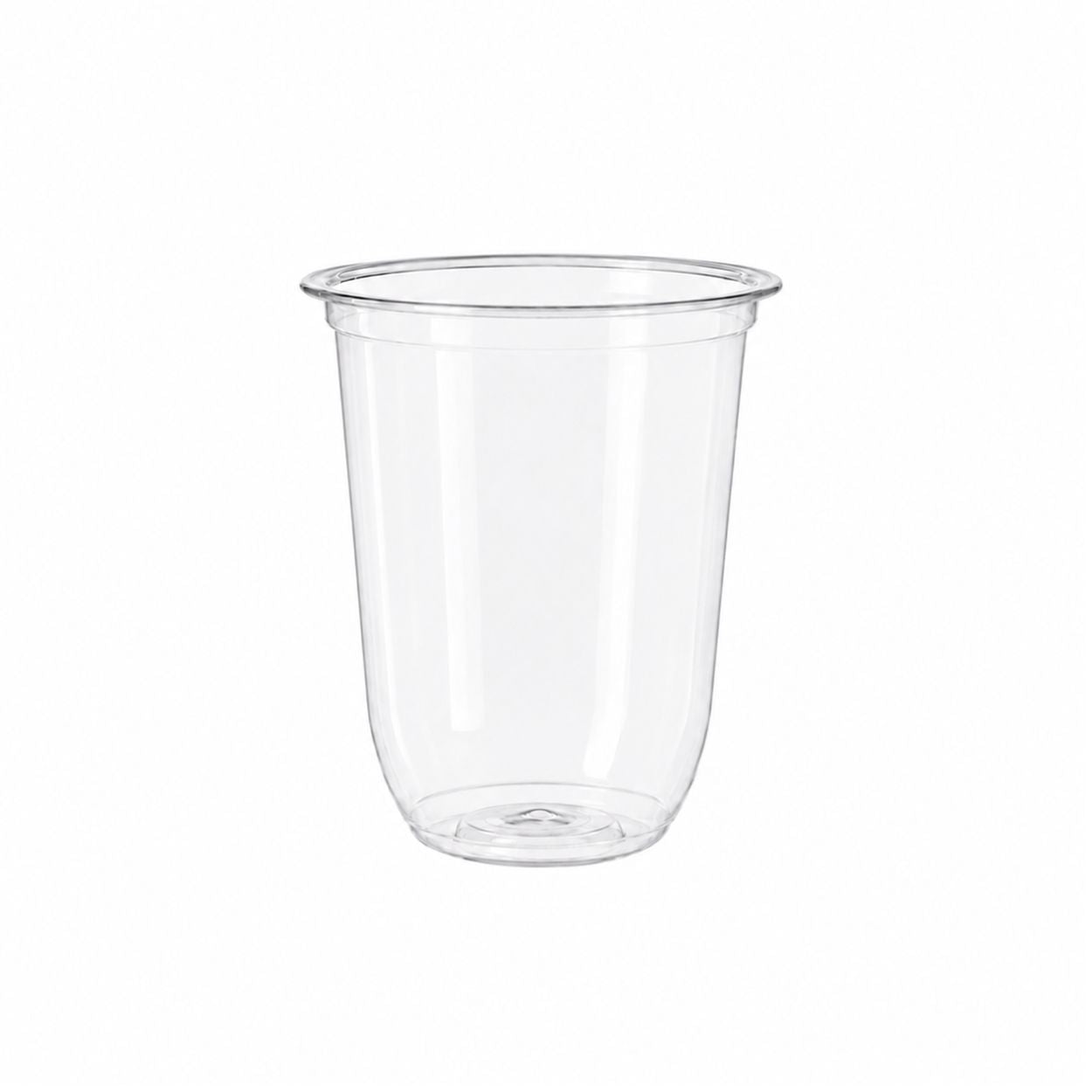 16oz U-shape clear PET cold drink cup
