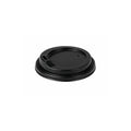 90mm black PS spout lid for 8oz, 12oz and 16oz coffee cups