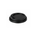 90mm black PS spout lid for 12oz and 16oz coffee cups