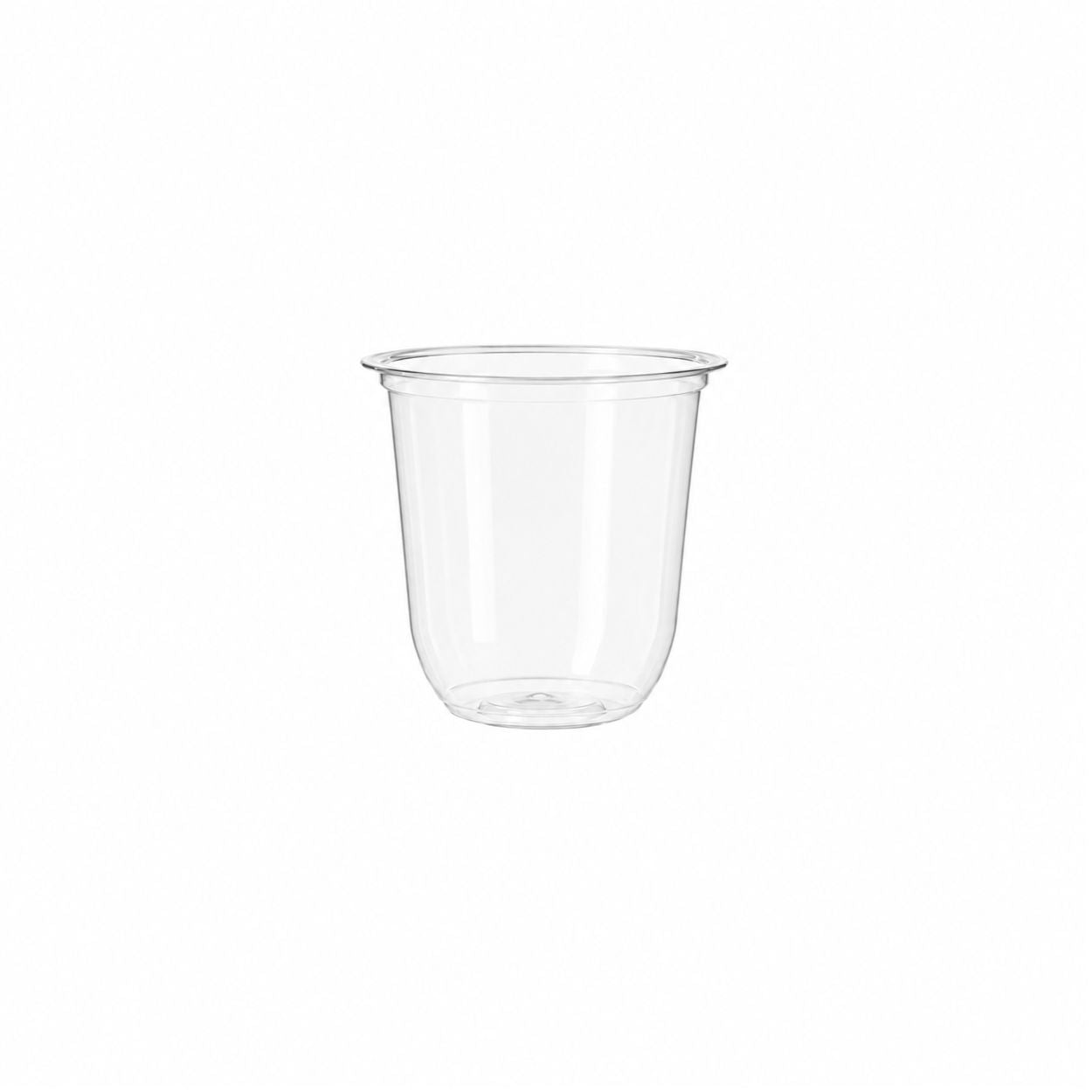 9oz U-shape clear PET cold drink cup