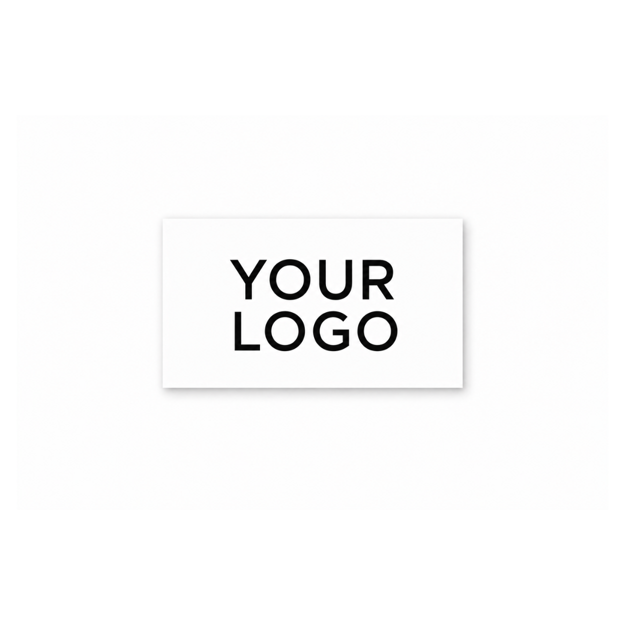 Custom transfer sticker with your logo for beverage cups and packaging