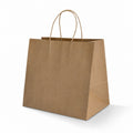 Brown kraft bag with twisted paper handles 320 × 350 × 230mm