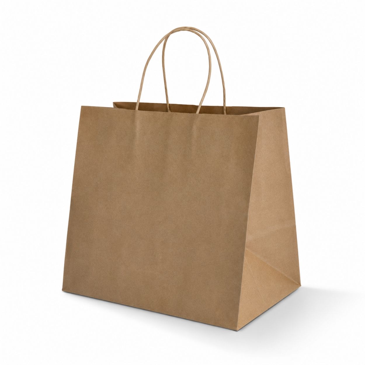 Brown kraft bag with twisted paper handles 320 × 350 × 230mm