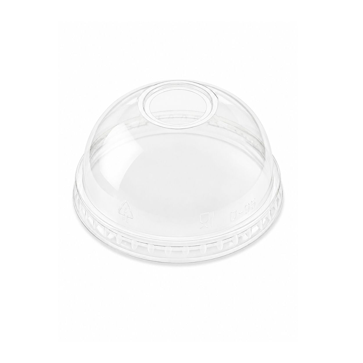 98mm PET Dome Lid – Clear | Fits 14oz, 16oz & 20oz PET Cups